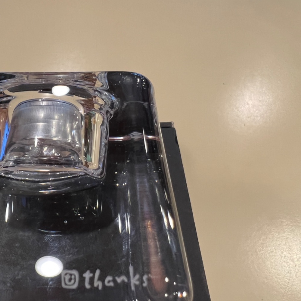 Orrefors crystal Ice Cube votive A - Picture 7 of 8